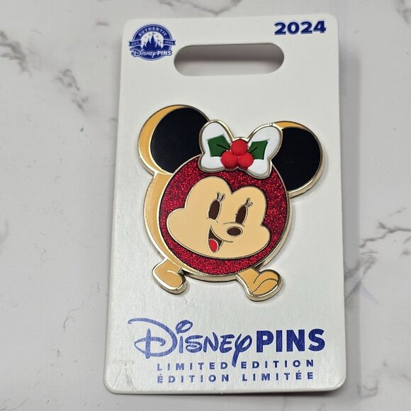 Disney Parks 2024 Holiday Munchlings Minnie Mouse Limited Edition 5000 Pin - Picture 1 of 2